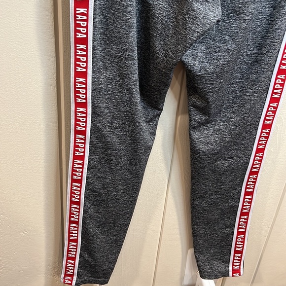 Kappa Womens Kappa Track Pants Side Stripe White and Red - Picture 6 of 8